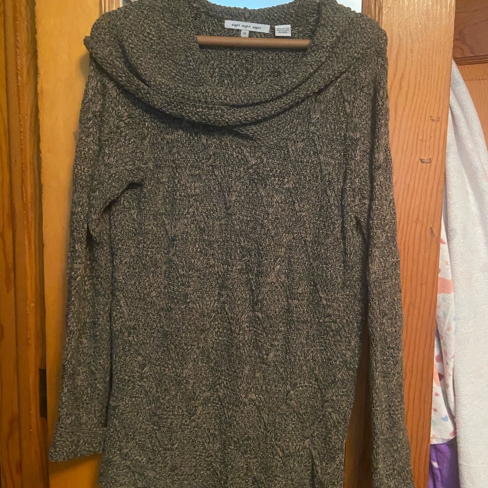 Oversized cowl neck sweater